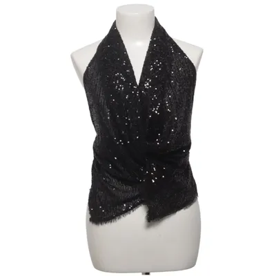 Halterneck top (Sort) fra Zara Elastan, Polyester