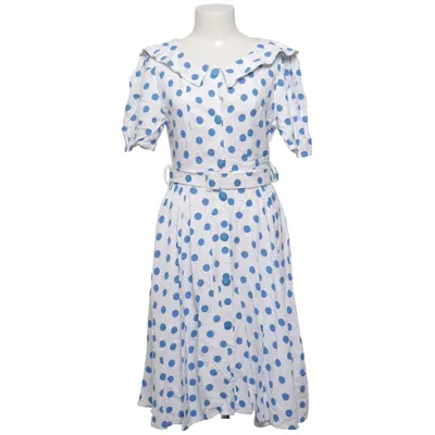 Dress (Blue, White)