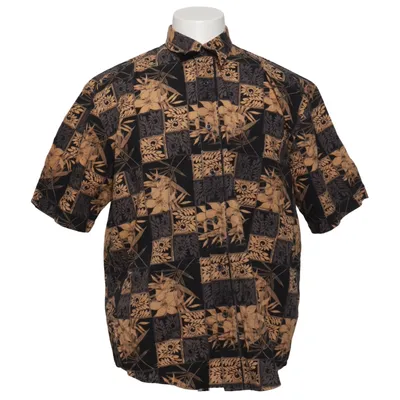 Short sleeve shirt (Black, Beige) from Natural Issue Cotton