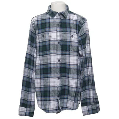 Chemise en flanelle (Bleu, Blanc, Vert) de Place Coton