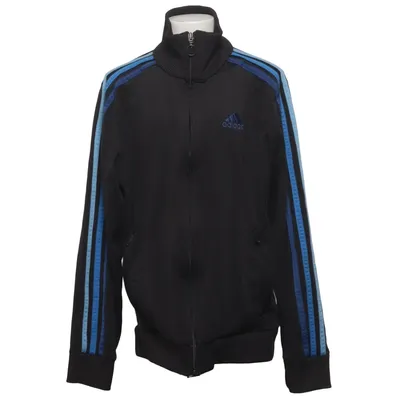 Träningsjacka (Svart, Blå) från Adidas Polyester