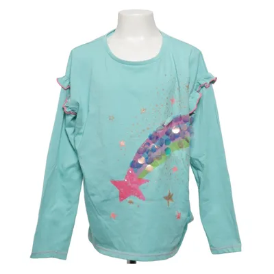Långärmad t-shirt (Grön, Flerfärgad) från Billieblush Bomull, Polyester