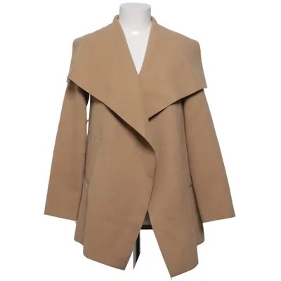 Frakke (Beige) fra Flam Mode Elastan, Polyester