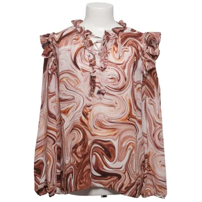Blouse (Bruin, Wit) van Norah Polyester