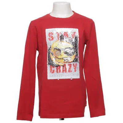 T-shirt à manches longues (Rouge) de Emoji