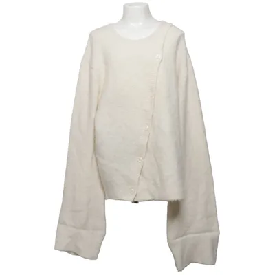 Cardigan (Blanc) de Gina Tricot Acrylique, Laine d'alpaga, Élasthane, Polyester