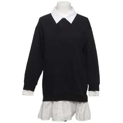 Kleid (Schwarz, Weiß) von Urban Revivo Baumwolle, Elasthan, Polyester