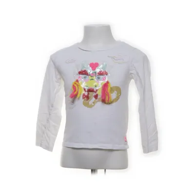 Långärmad t-shirt (Vit, Flerfärgad) från Billieblush Bomull