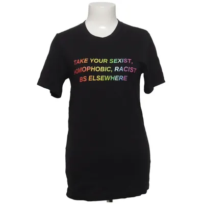T-shirt (Black, Multicolored) from The Spark Company Cotton