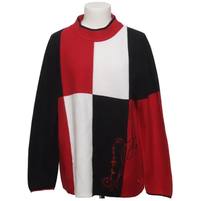 Pull-over (Noir, Rouge, Blanc) de Rabe Acrylique, Coton