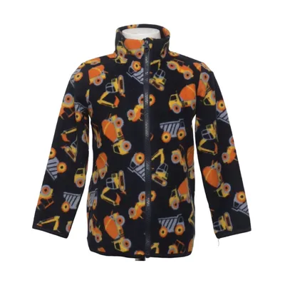 Fleece jas (Blauw, Oranje, Geel) van Infinity Kids Polyester