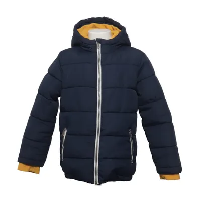 Winterjas (Blauw, Geel) van Dopo Dopo Polyester