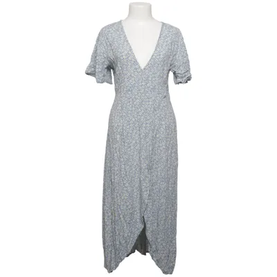 Robe longue (Bleu, Blanc) de Pull & Bear Viscose