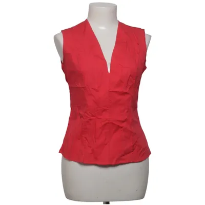 Peplumbluse (Rød) fra Moda International Bomuld, Elastan