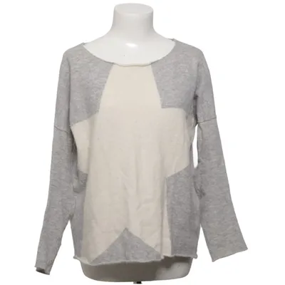 Sweater (Gray, White) from Hunkydory Angora, Nylon, Wool