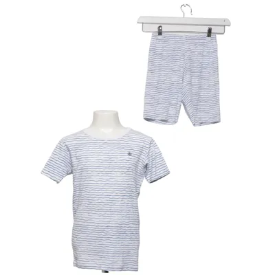Pajamas (White, Blue) from Petit Bateau