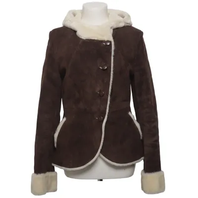 Shearlingjakke (Brun, Beige) fra VILA Clothes Læder