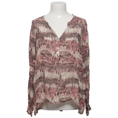 Bluse (Pink, Beige, Brun) fra Fira Viscose