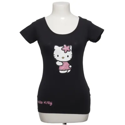 T-shirt (Black) from Hello Kitty Cotton, Elastane