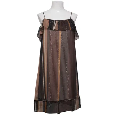 Klänning (Brun, Svart, Beige, Flerfärgad) från Pennyblack Metallfiber, Polyester, Silke