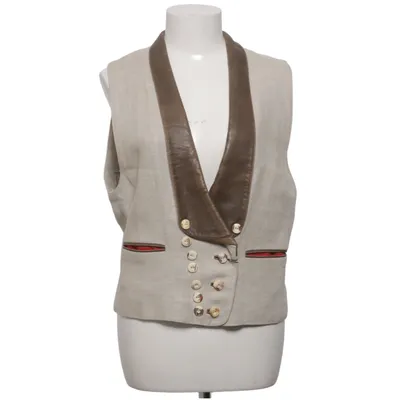 Gilet en cuir (Beige, Marron, Rouge) de Admont Cuir, Lin