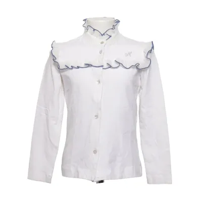 Blouse (Wit, Blauw) van Monnalisa Katoen, Elastaan, Polyester