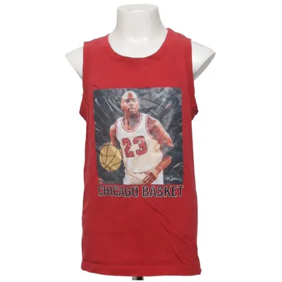 Maillot de basketball (Rouge) de Celebrity Icons Coton