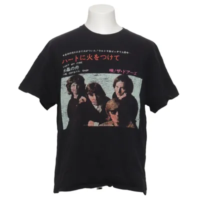 T-shirt (Zwart) van The Doors Katoen