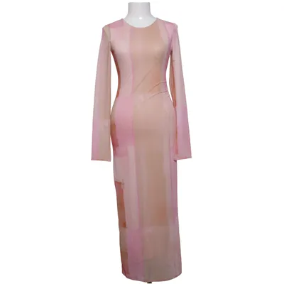 Maxi dress (Pink, Beige, Brown) from & Other Stories Elastane, Polyester