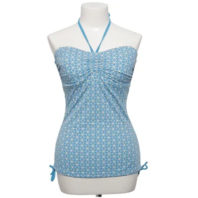 Tankini (Bleu, Blanc) de Boden Élasthane, Polyamide, Polyester