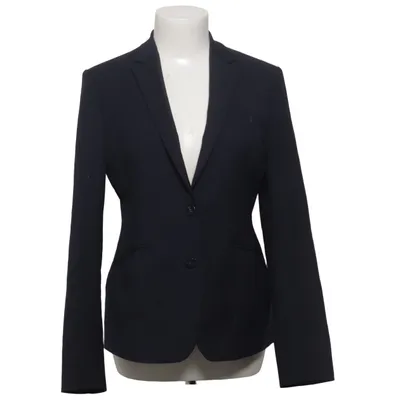 Blazer (Bleu) de Ted Bernhardtz at Work Élasthane, Polyester, Laine