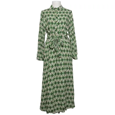 Shirt dress (Green, White, Black) from Zara Viscose