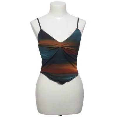 Crop top (Blue, Orange, Multicolored) from Bik Bok Elastane, Polyester
