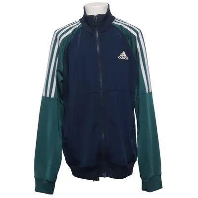 Trainingsjack (Blauw, Groen, Wit) van Adidas Gerecycled polyester