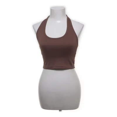 Haltertop (Bruin) van Divided by H&M Elastaan, Polyester
