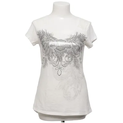 T-shirt (Blanc) de Harley Davidson Coton, Polyester, Viscose
