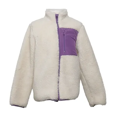 Fleece jacket (White, Purple, Multicolored) from Pepperts Cotton, Recycled polyester