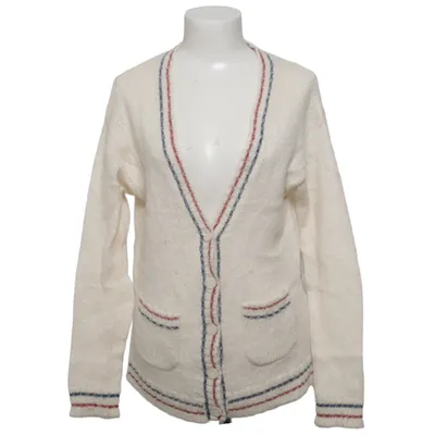 Cardigan (White, Blue, Red) from Stella Nova Metallic fiber, Mohair, Polyamide, Wool