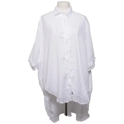 Chemise à manches courtes (Blanc) de Zeta Otto Coton, Polyester