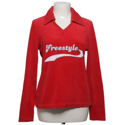 T-shirt à manches longues (Rouge) de Elko Coton, Polyester
