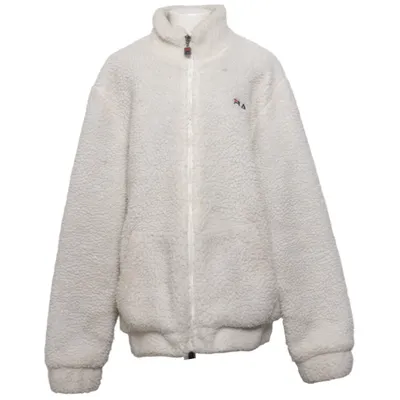 Veste polaire (Blanc) de Fila Coton, Polyester