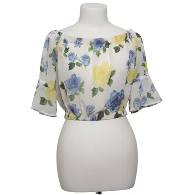 Crop top (Blanc, Bleu, Jaune) de The Kooples Sport