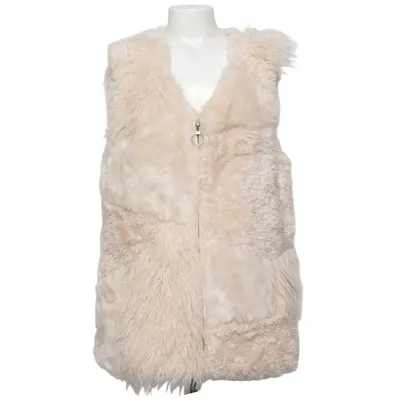 Ytterväst (Beige) från Zara Girls Akryl, Polyester