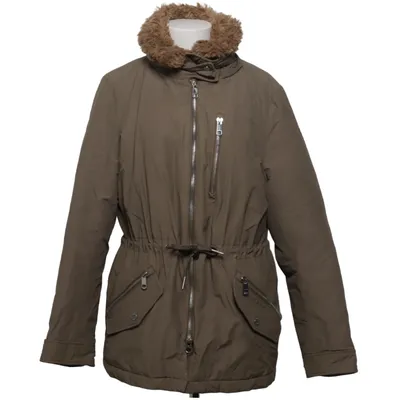 Parkas (Grön) från Tommy Hilfiger Bomull, Pälsimitation, Nylon