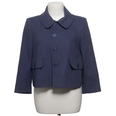 Blazer (Blue) from Hobbs Acetate, Cotton, Elastane, Linen, Viscose