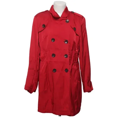 Trench coat (Red) from Papaya Cotton, Polyester, Viscose