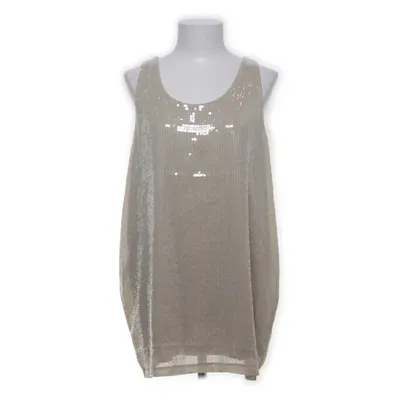 Tank Top (Beige, Silver) from H&M Polyester