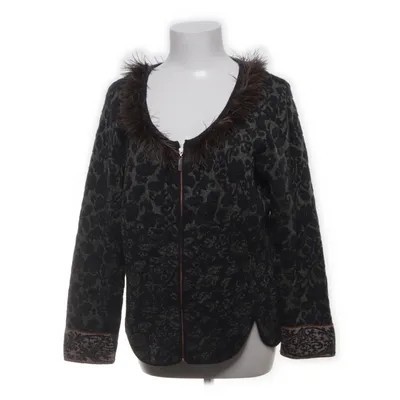 Kofta (Grön, Svart, Brun) från Eva & Claudi Akryl, Strutsfjädrar, Polyester, Ull