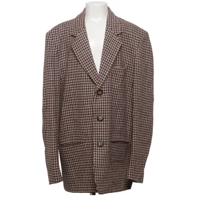 Kavaj (Beige, Lila) Polyester, Viskos, Ull