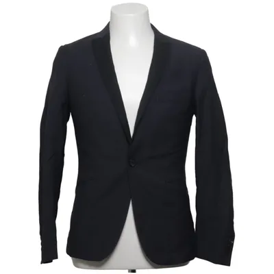Blazer (Sort) fra Emilio Bomuld, Elastan, Linned, Polyester, Viscose, Uld